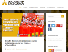 Tablet Screenshot of leadershipexcellence.org